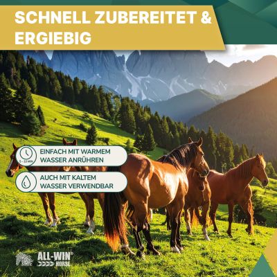 ALL-WIN Horse Banana Bowl Mash 15kg Mash, getreidefrei, ohne Zuckerzusatz