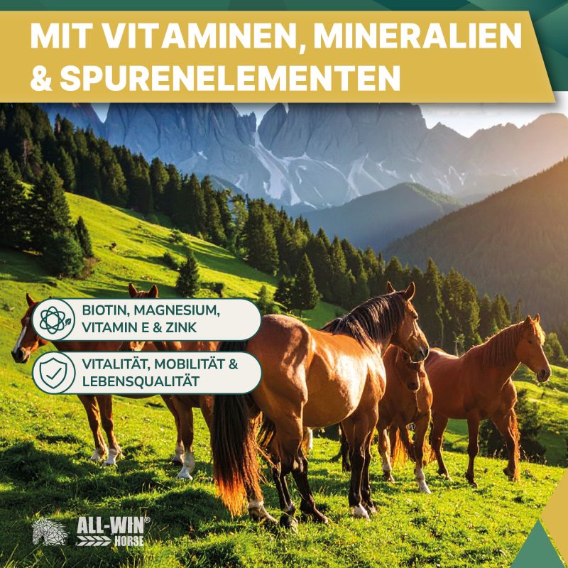 ALL-WIN Horse Golden Years 15kg Müsli, haferfrei, ohne Zuckerzusatz